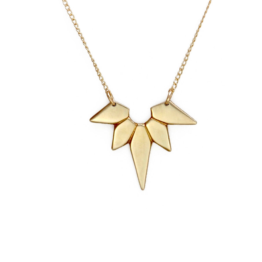 Nova Brass Necklace