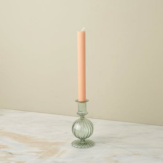 Parakeet Nalia Glass Candlestick