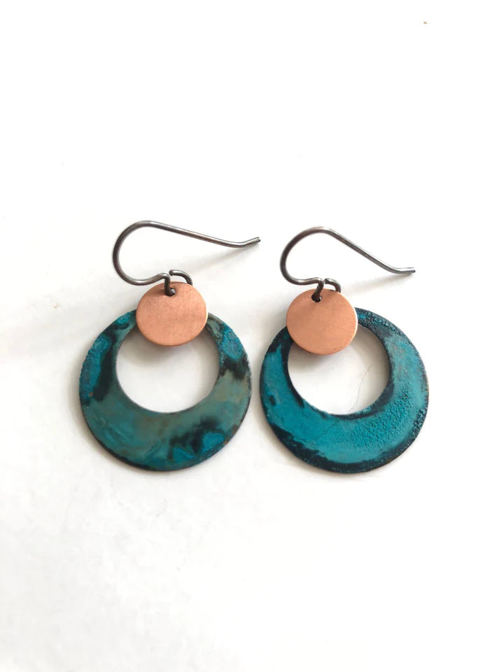 Sun on Ocean Earrings