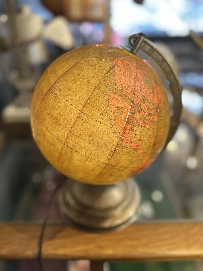 Vintage Glass Light-up Globe