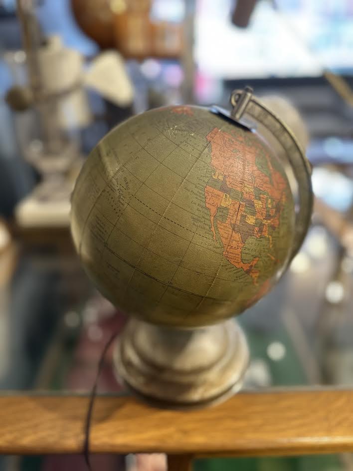 Vintage Glass Light-up Globe