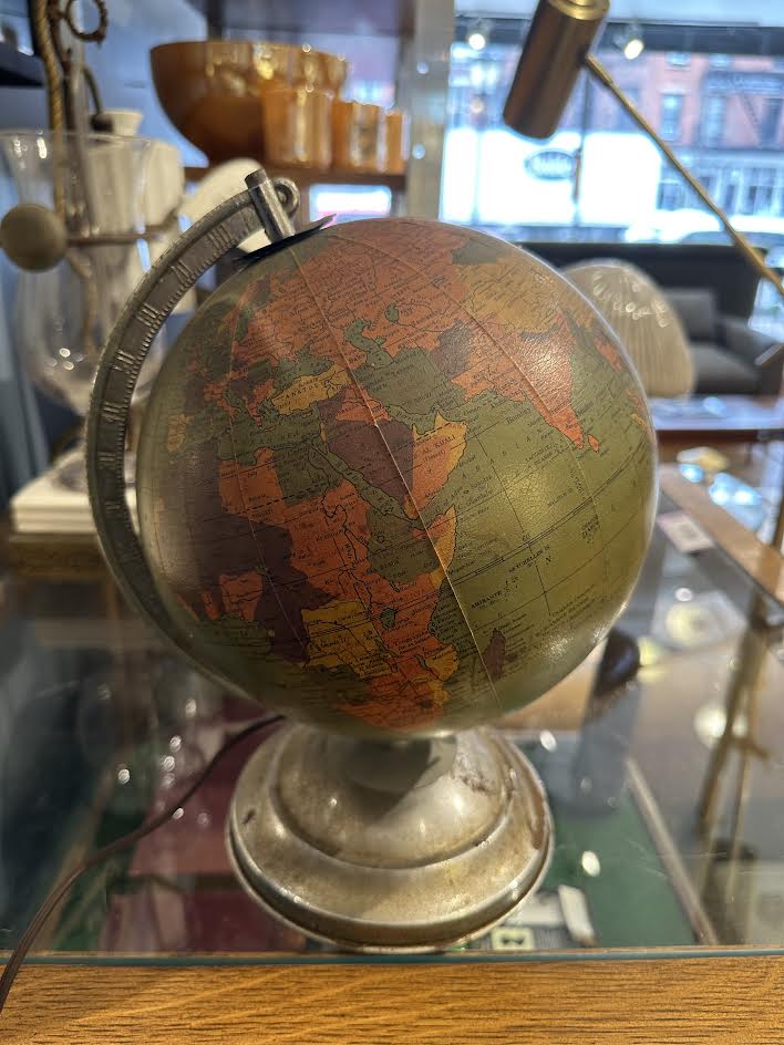 Vintage Glass Light-up Globe