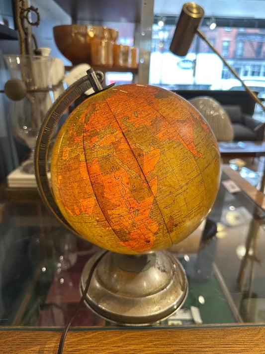 Vintage Glass Light-up Globe