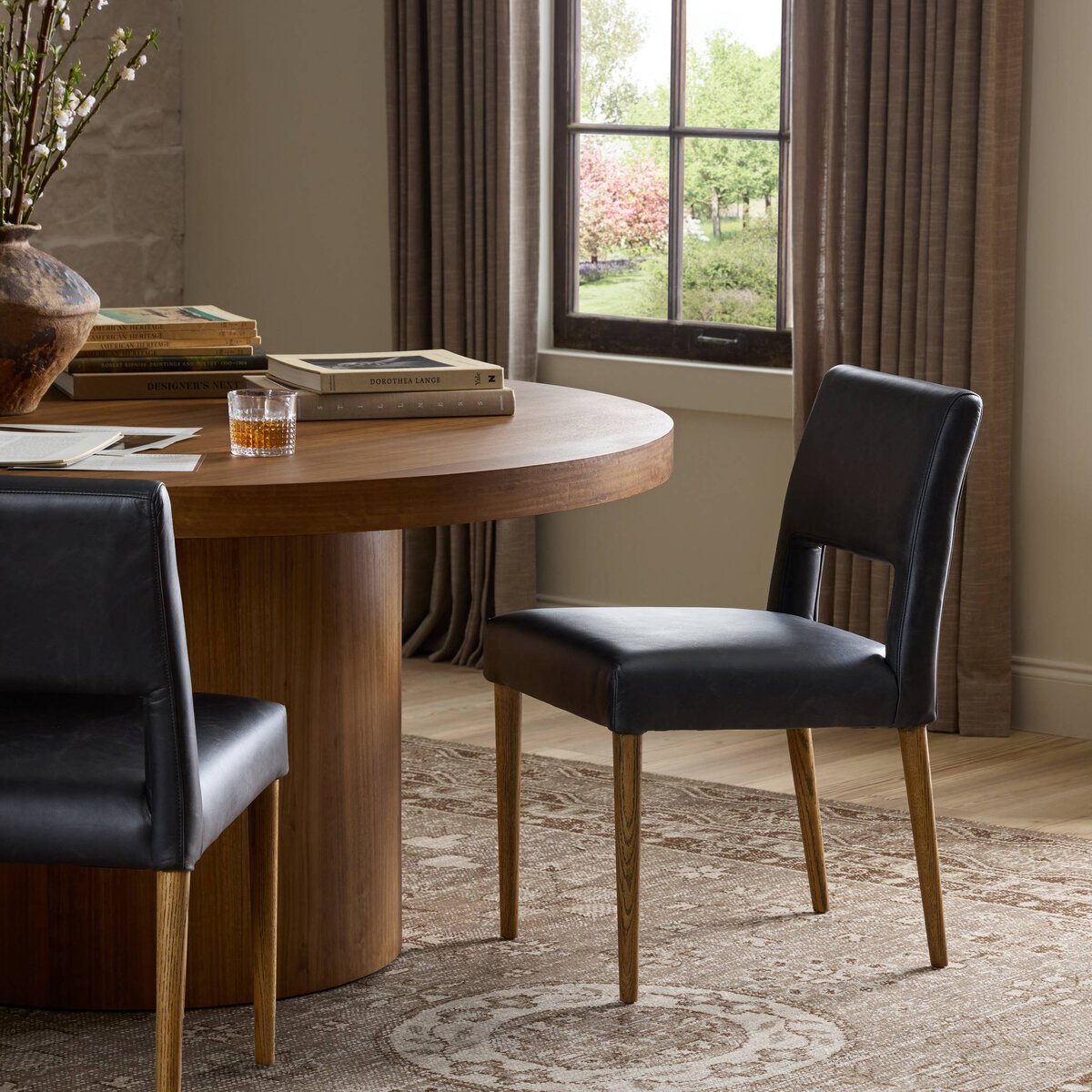 Cutout Chair with Oak Legs