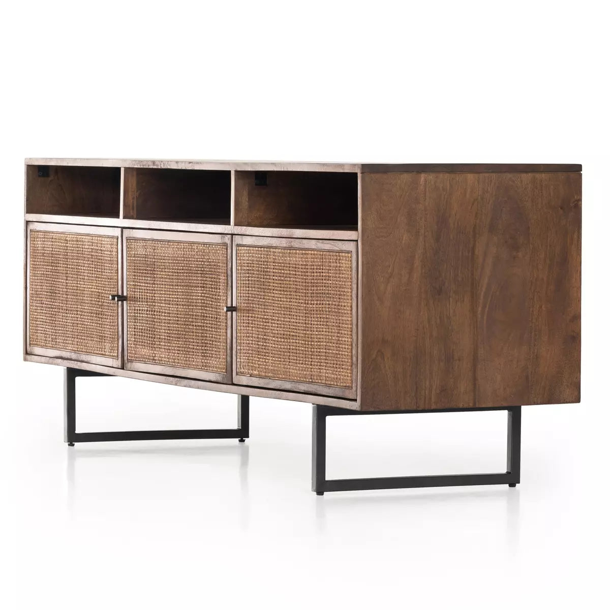 Canework 3 Door Media Console