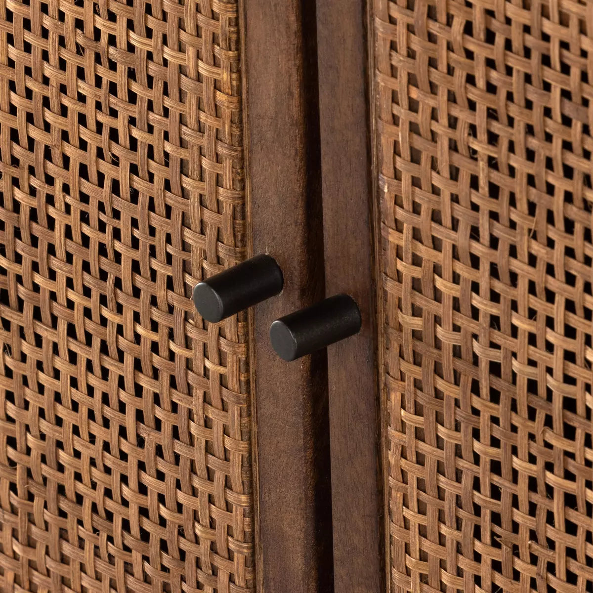 Canework 3 Door Media Console
