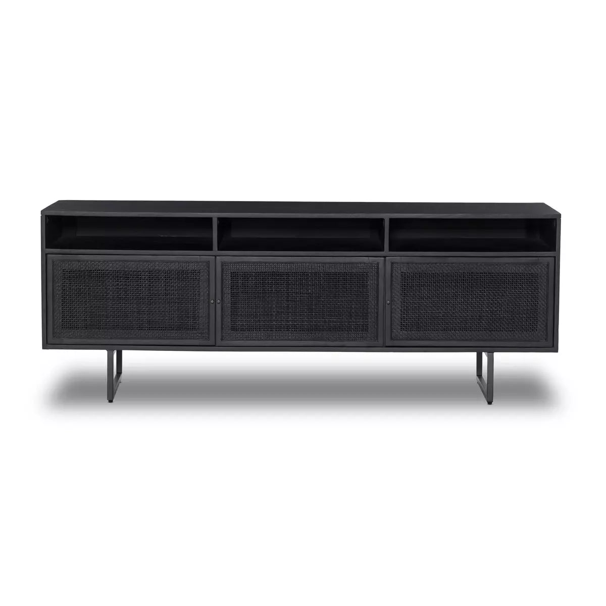 Canework 3 Door Media Console