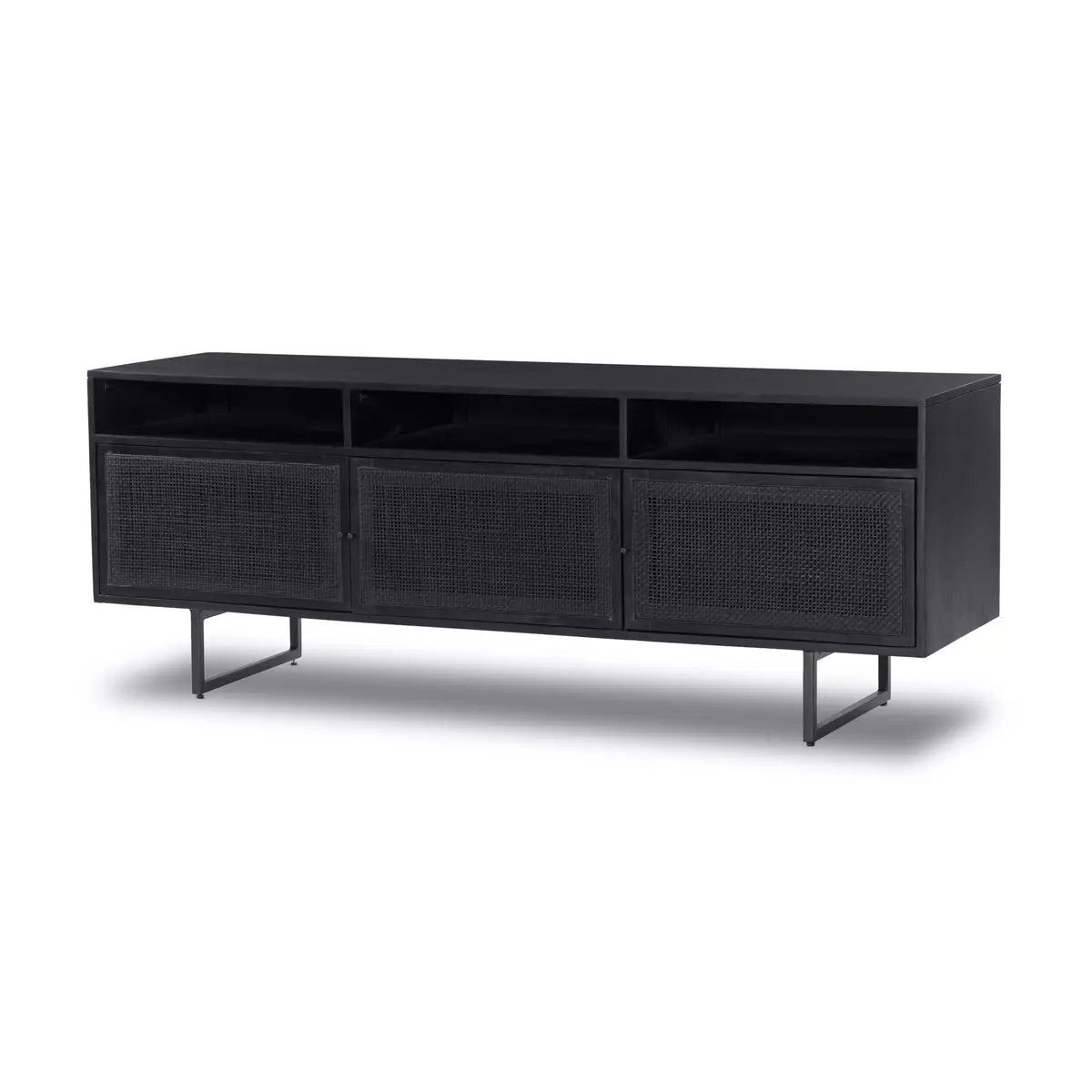 Canework 3 Door Media Console