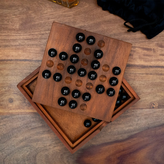 Wooden Solitaire Game