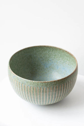 Terra Green Horsetails 6.25" Bowl