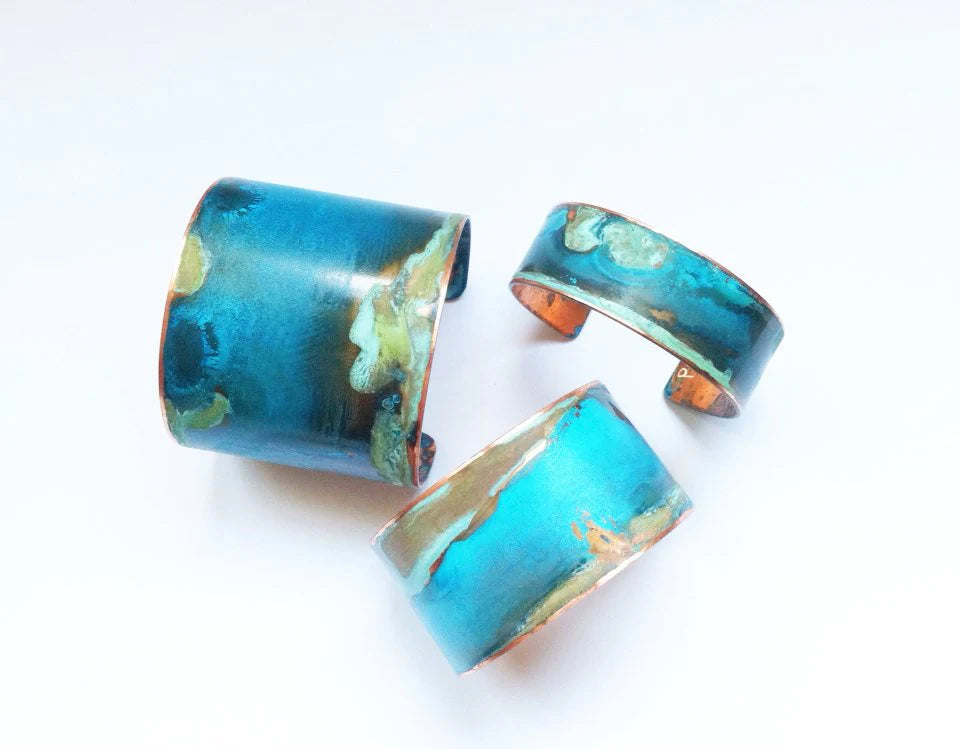 Mix Verdigris Cuff 1.25"