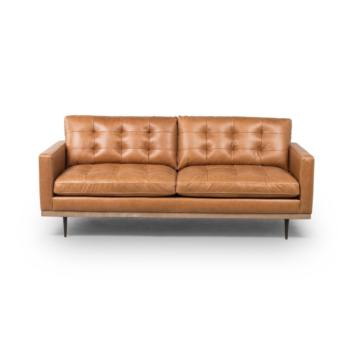 Tufted Leather Sofa