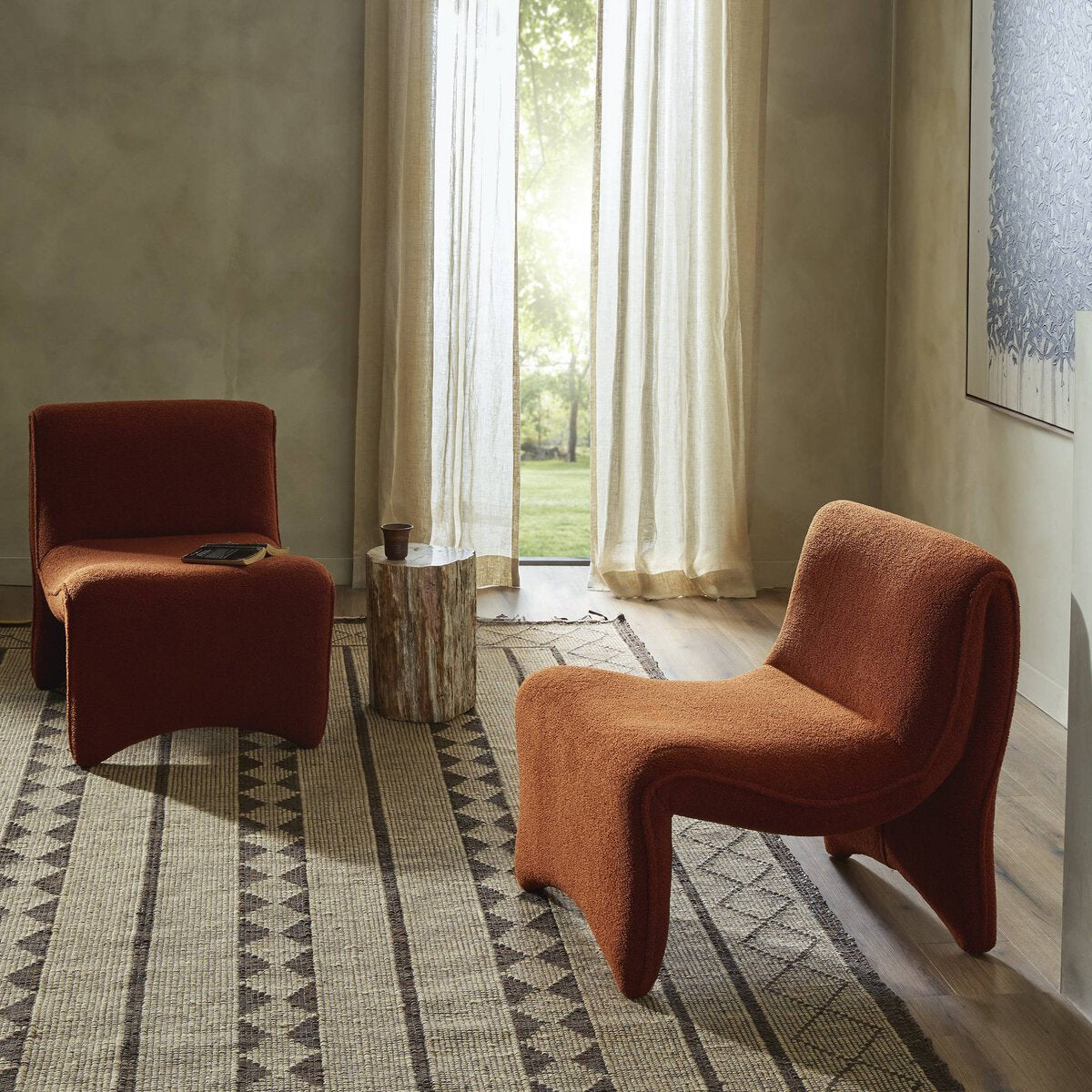 Fluid Line Accent Chair