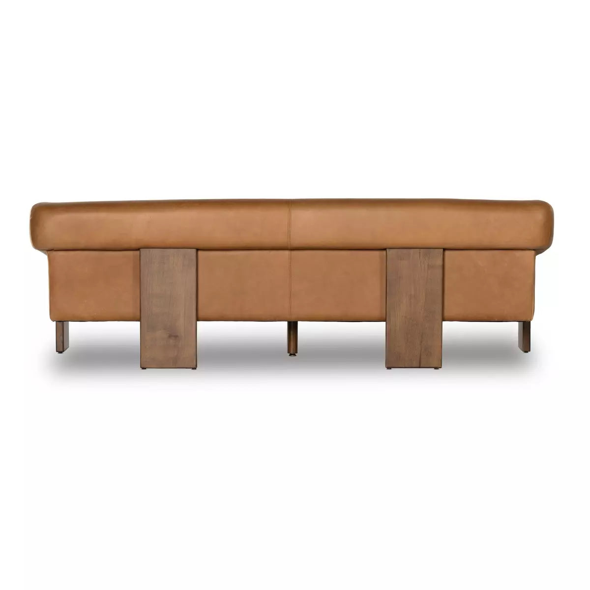 Floating Leather and Beech Sofa