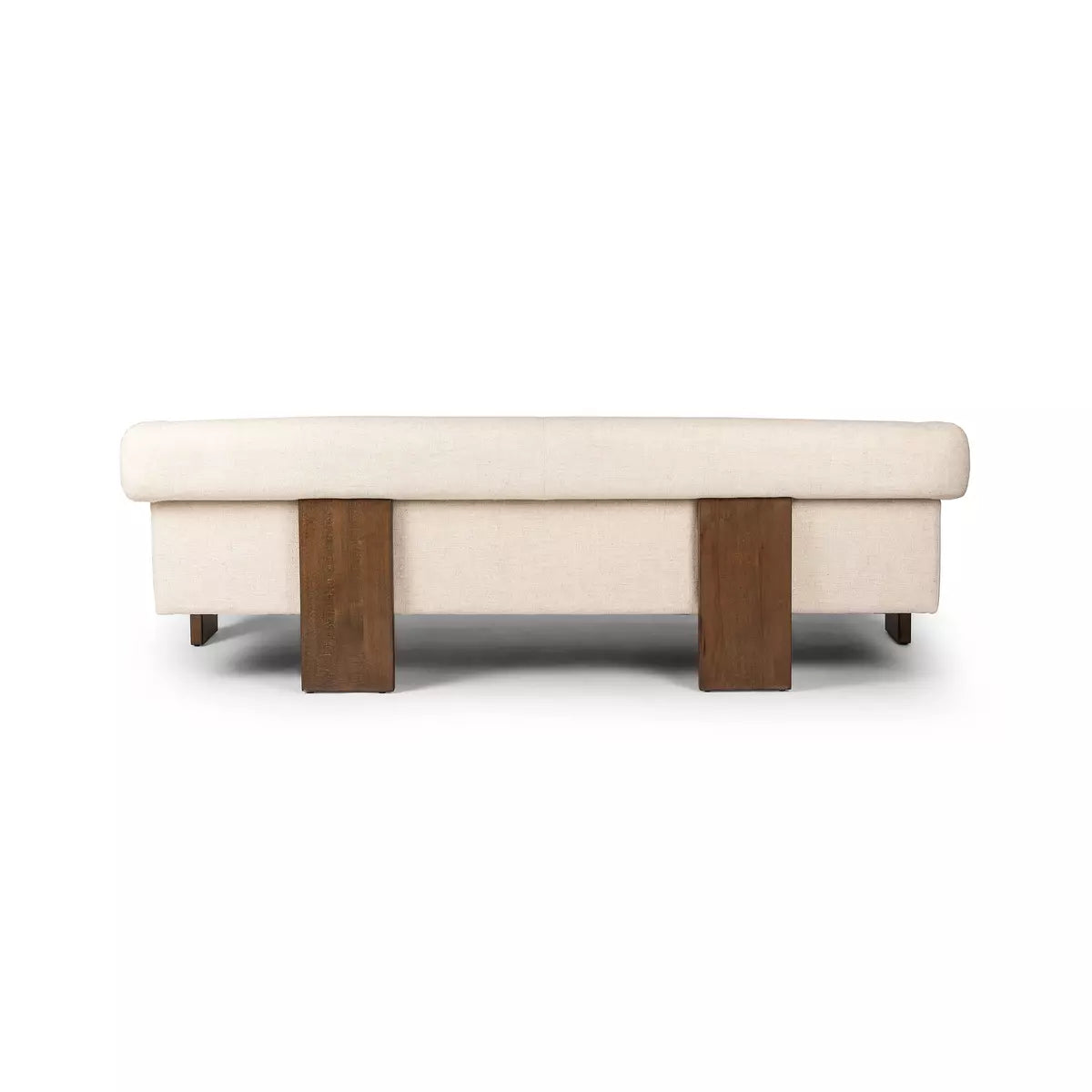 Floating Leather and Beech Sofa