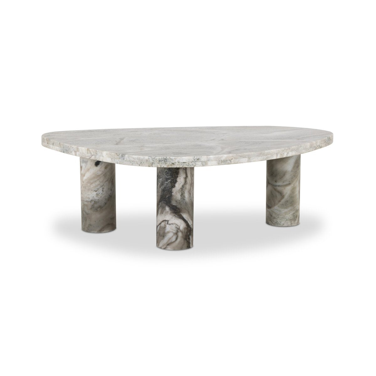 Small Dark Marble Coffee Table