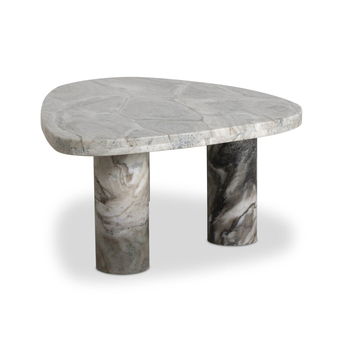 Small Dark Marble Coffee Table
