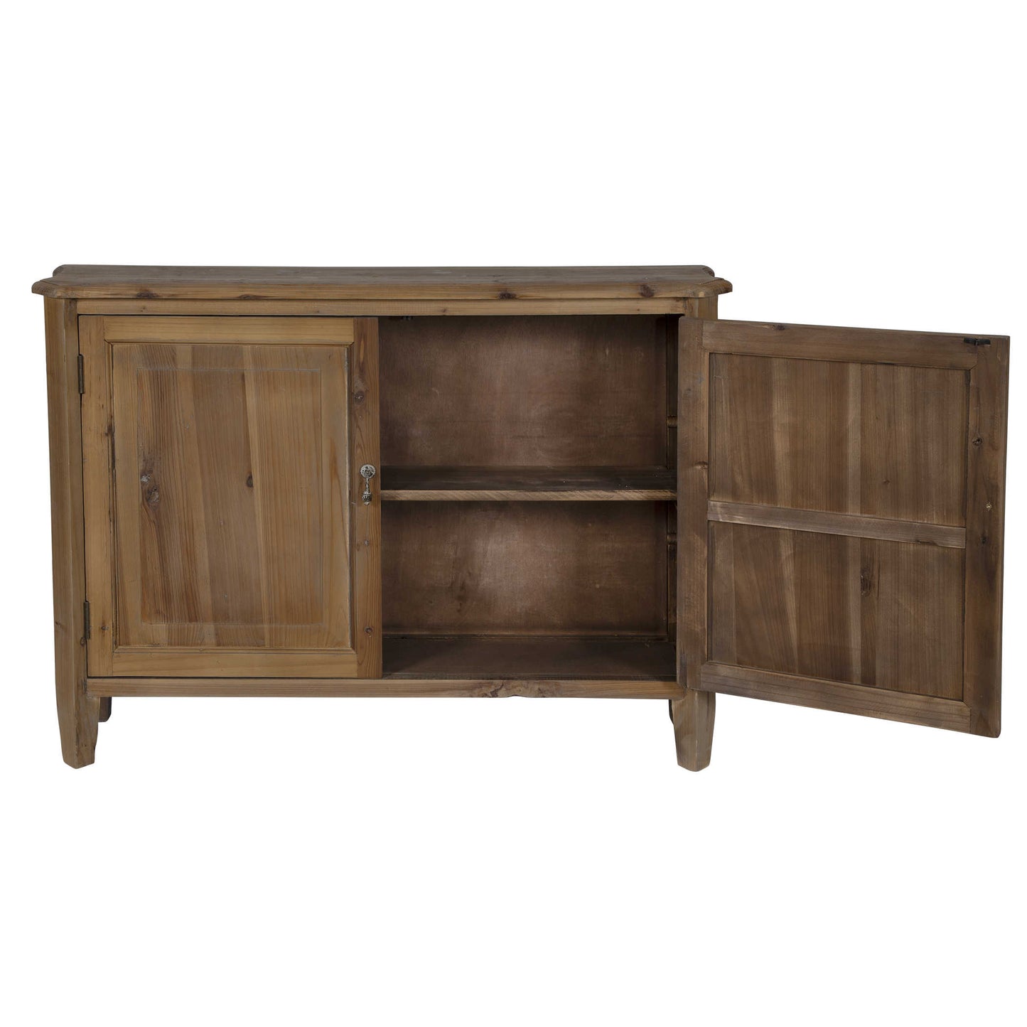Reclaimed Fir Wood Two Door Cabinet