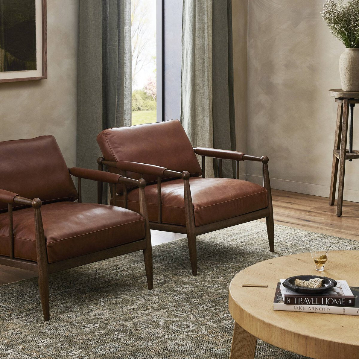 Spindle Frame Chair with Arm Wraps