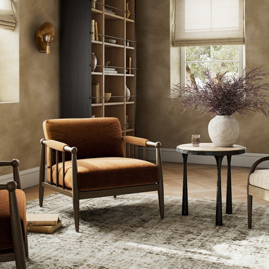 Spindle Frame Chair with Arm Wraps