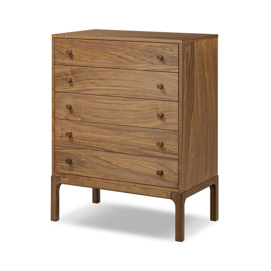Campaign Style Walnut Dresser