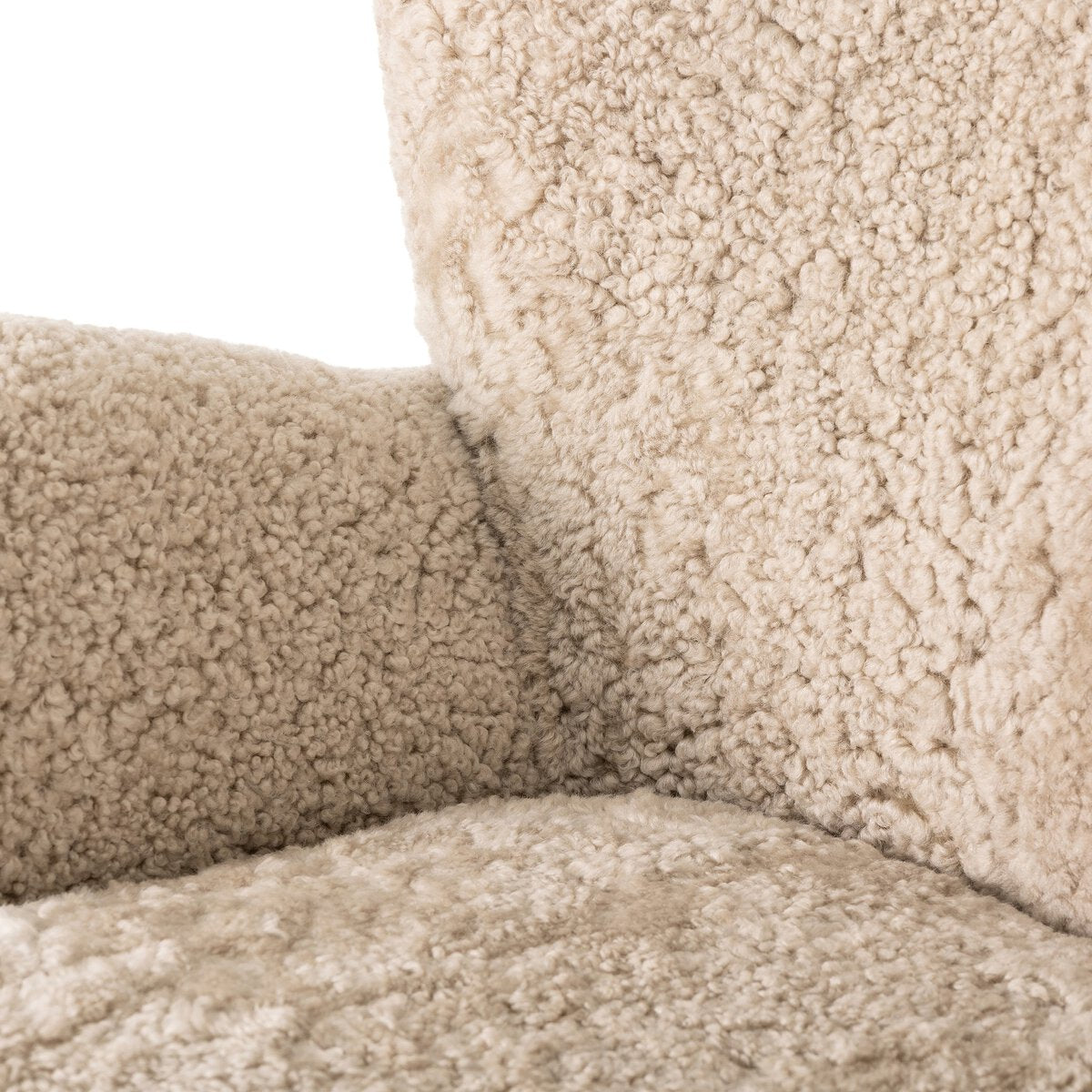 Shearling Wingback Chair
