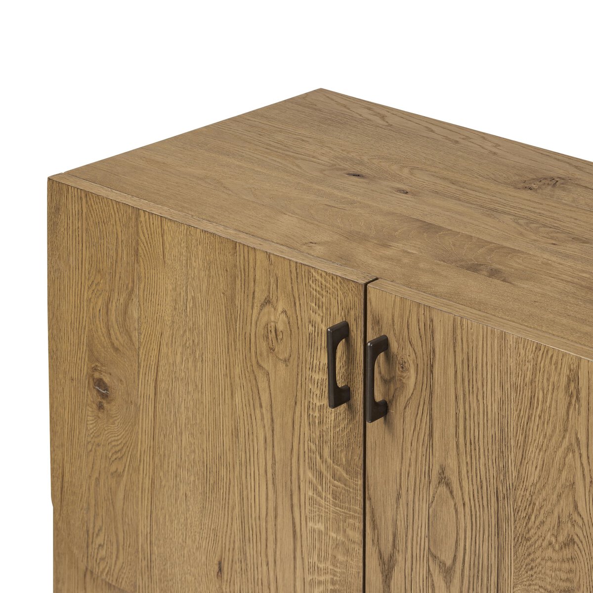 Oak Cradle Base Console