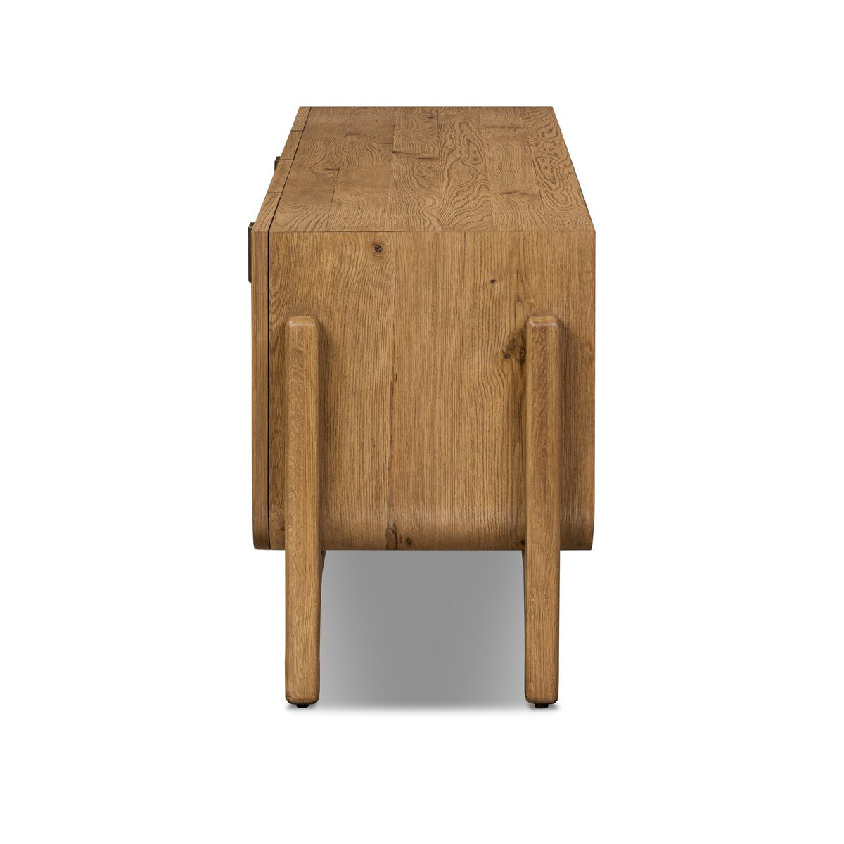 Oak Cradle Base Console