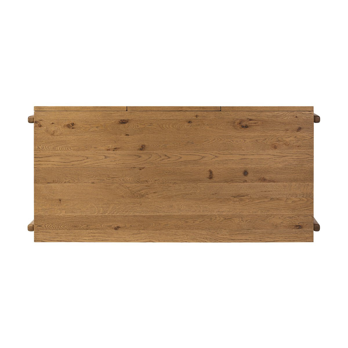 Resawn Oak 3 Drawer Desk