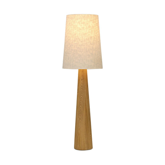 Tapered Wood Floor Lamp