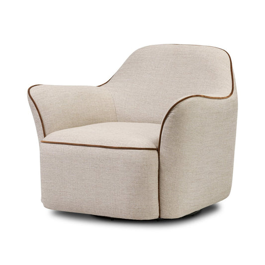 Flared Arm Swivel Chair