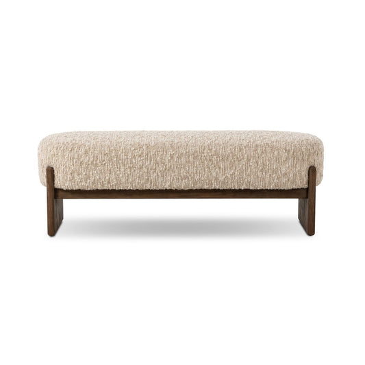 Cradle Base Upholstered Accent Bench