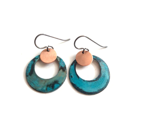 Sun on Ocean Earrings