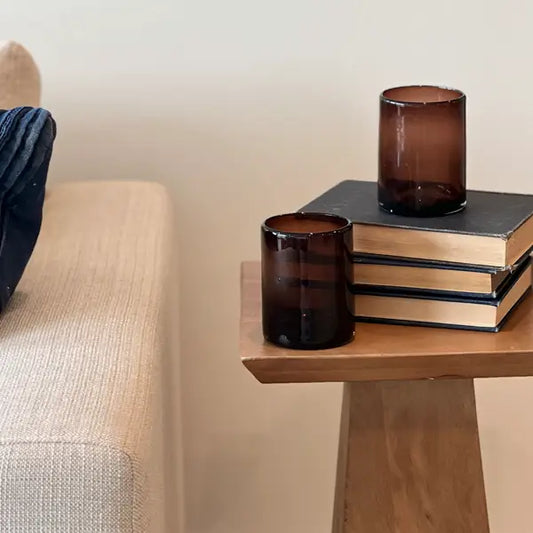 Tamarind Handblown Mexican DOF Glass