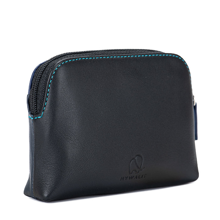 Black Pace Large Coin Purse with Inner Key Ring