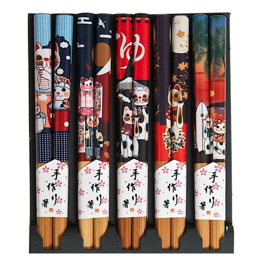 Cat Excursions Chopsticks Set