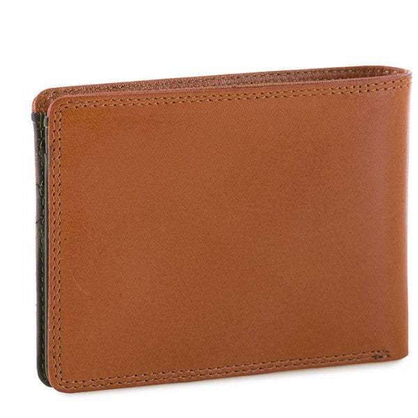 Tan/Olive Jeans Wallet with ID Window