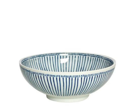 Blue Stripes 8.25" Bowl