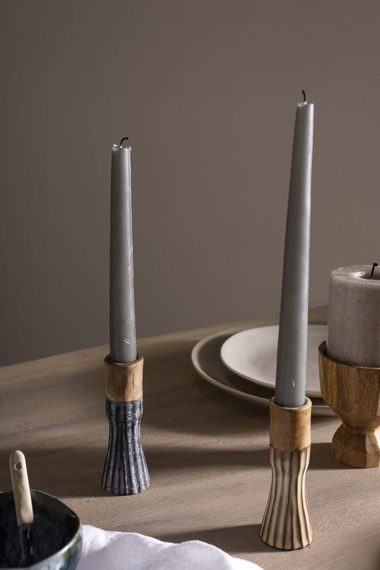 Brown Argon Candleholder