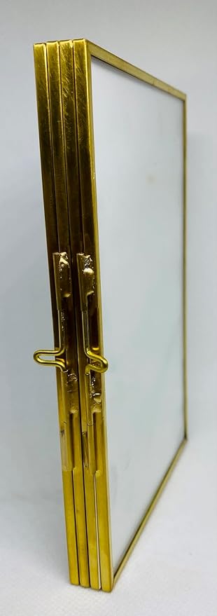 Brass Photo Double Frame 4"x 6"