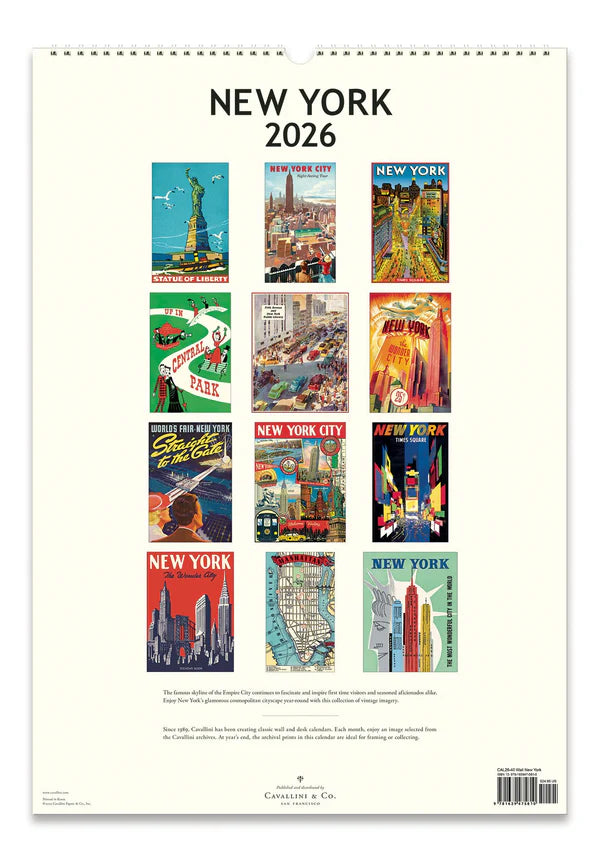 New York 2026 Calendar