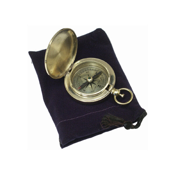 Pocket watch outlet style compass