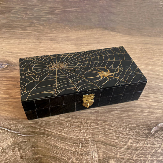 Spider Web Bone Box