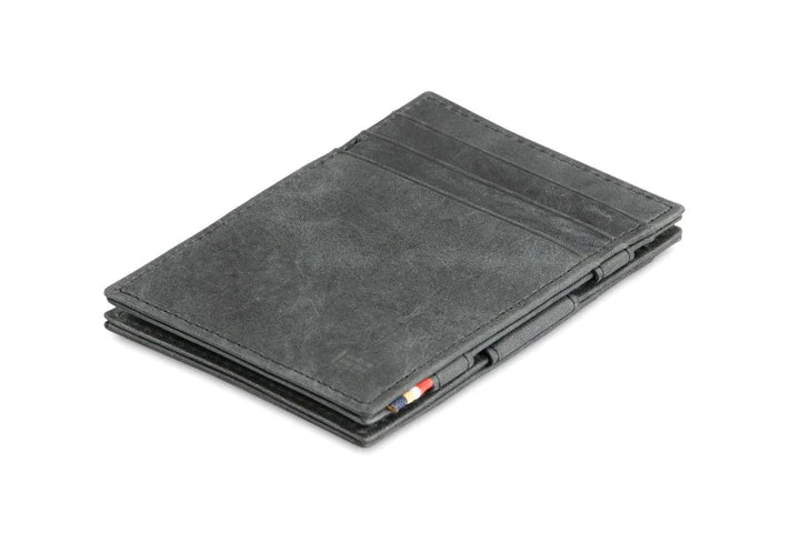Essenziale Magic Wallet in Brushed Black