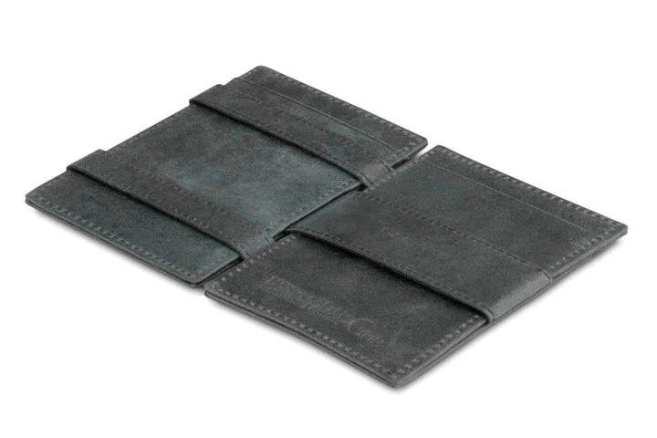 Brushed Black Essenziale Magic Wallet