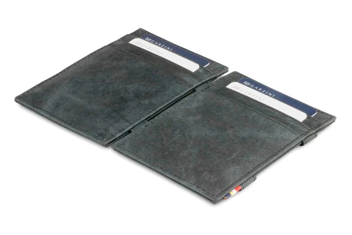 Essenziale Magic Wallet in Brushed Black