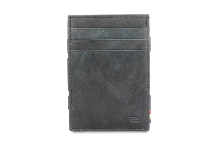Brushed Black ID Window Essenziale Magic Wallet