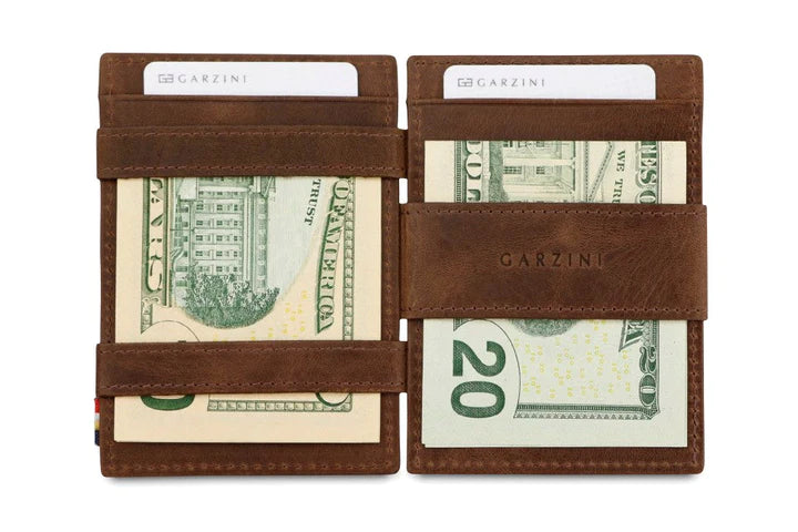 Brushed Brown Essenziale Magic Wallet