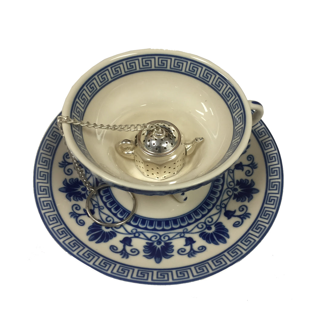 Silver Plate Tea Kettle Steeper
