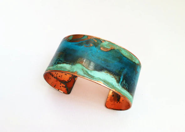 Mix Verdigris Cuff 1.25"